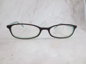Ocean Pacific Brille Brillengestell Damen Braun Kunststoff Blau Vollrand Rechteckig 140 - Bild 1 von 7