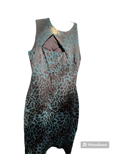 Abito con stampa leopardata Milan Sheath by Versace collezione taglia 8
