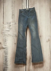 Gap 1969 Jeans Damen 27L dunkelblau Denim Hose lang schlank Schlag Boot Stretch - Bild 1 von 5