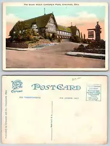 Tarjeta postal Cincinnati Ohio GRUEN WATCH CO PLANT S357 - Imagen 1 de 1