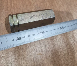 Ryco BSSP Check Valve 1/2" 200 Bar 2900 Psi RCV-0808 50LPM Carbon Steel - Picture 1 of 7