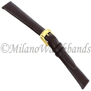 Speidel Brown Genuine Classic Calfskin Leather Unstitched Ladies Watch Band Reg - Picture 1 of 12