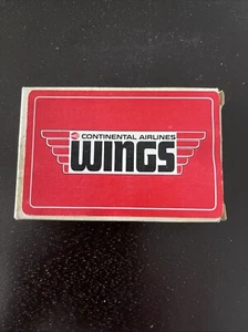 Vintage Deck Of Continental Airlines Wings Playing Cards SEALED - Picture 1 of 3