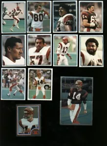 1983 Cincinnati Bengals Sticker Set KEN ANDERSON ANTHONY MUNOZ CRIS COLLINSWORTH - Picture 1 of 1