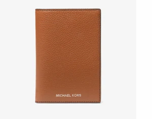 Michael KorsPebbled Leather Passport Wallet Color: Luggage New With Tags - Picture 1 of 2