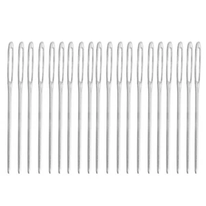 20pcs 6cm Large-eye Stitching Needles Needles Sewing Yarn Knitting Needle - Picture 1 of 8