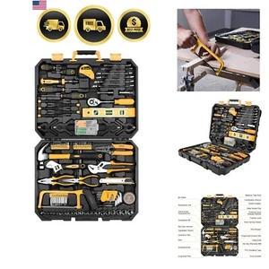 Socket Wrench Auto Repair Tool Set 228 Pieces Hand Tool Kit Storage Case - Picture 1 of 9