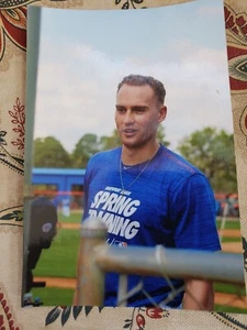 Candid Photo of New York Mets Brandon Nimmo Spring Training. - Picture 1 of 1