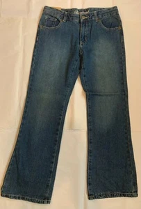 NWT Crazy 8 Bootcut Adjustable Waist Girls Size 10 Plus Denim Jeans Pants (9094) - Picture 1 of 6
