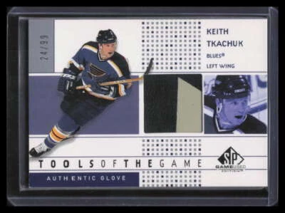 2002-03 SP Game Used Tools of the Game KT Keith Tkachuk Glove 24/99 - Image 1 of 2