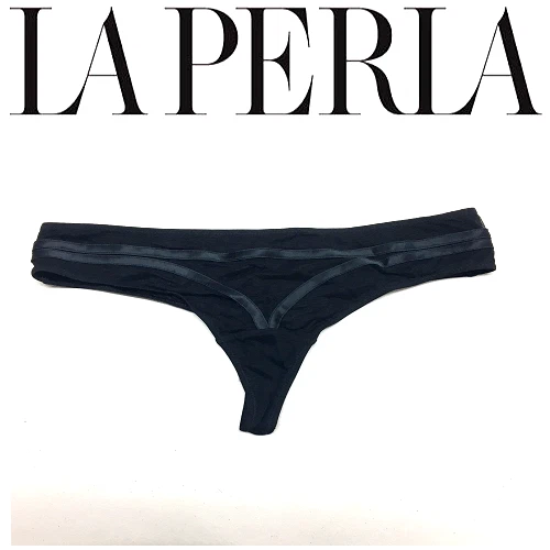Tanga LA PERLA GRAFIC ESTILO MALLA NEGRA 805* talla P Foto 1 de 1
