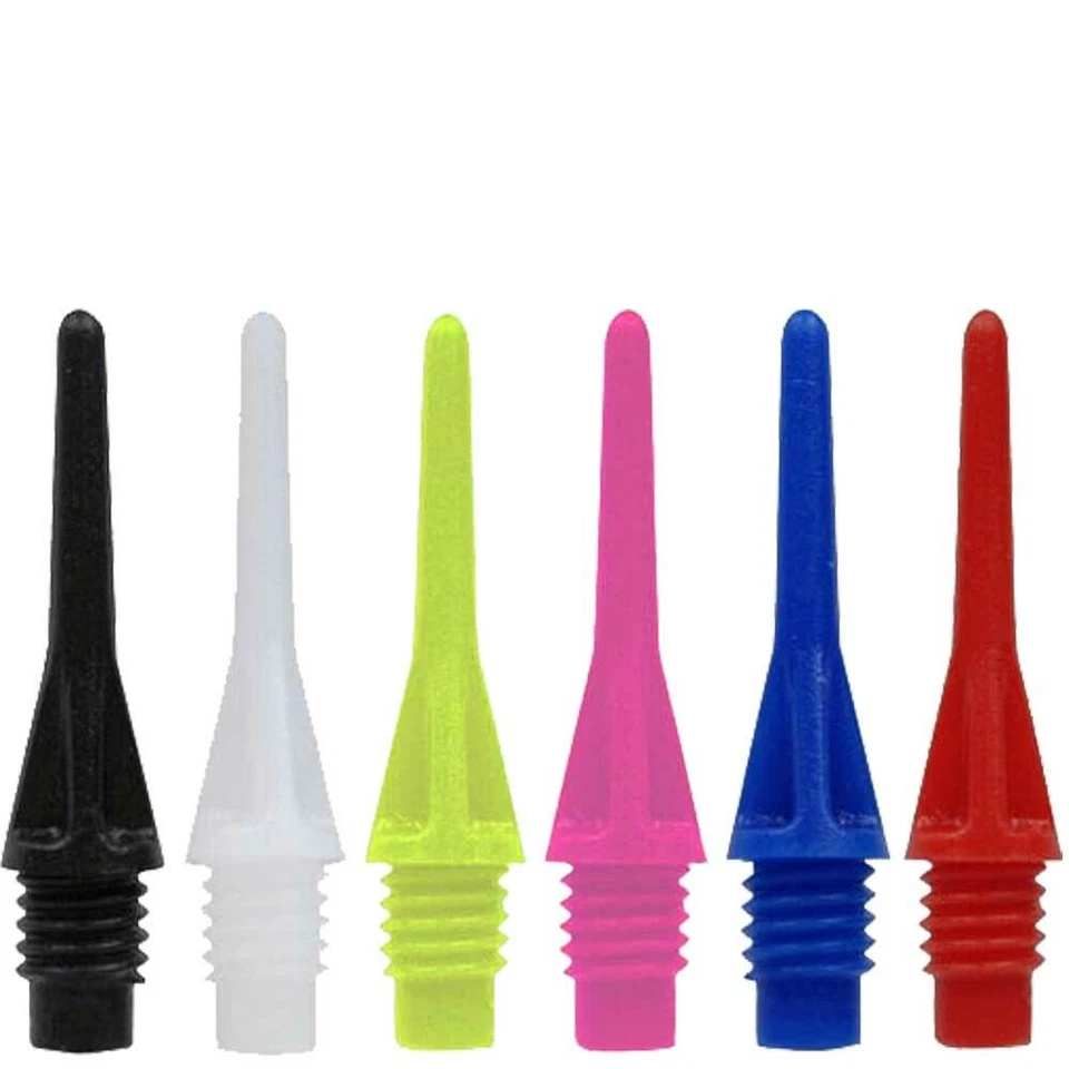 Bulls Star Tips Softdart Spitzen 2BA Gewinde 5 Farben 100 oder 1000 Dartspitzen