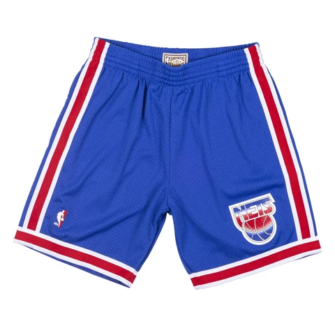 Mitchell & Ness NBA New Jersey Nets Swingman Short Royal Basketball New Men 1993 Cover