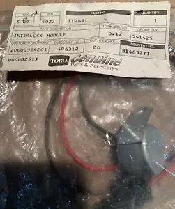 NOS Toro Interlock Module 112691 - Picture 1 of 1