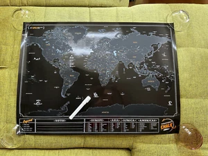 SCRATCH MAP CHALK EDITION / WELTKARTE / RUBBELKARTE (NEU) - Bild 1 von 4