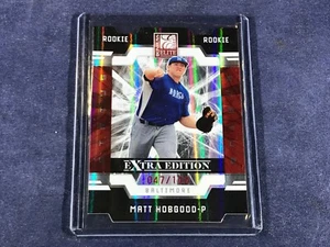 G3-28 BASEBALL CARD - MATT HOBGOOD ORIOLES ROOKIE - 2009 PANINI - HANDSIGNIERT - Bild 1 von 3
