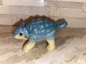 MCDONALDS JURASSIC WORLD BUMPY ANKYLOSAURUS JUGUETE DE COMIDA FELIZ - Imagen 1 de 4