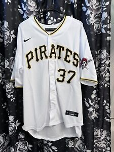 Pittsburgh Pirates #37 Jared Jones Home White Size XL