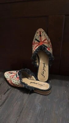 Toboganes a cuadros con flecos Free People Foto 1 de 4