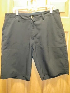 Volcom Chino Shorts Mens 34 Black With Pockets - Picture 1 of 6