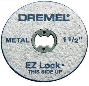 DREMEL METAL CUTTING CUT OFF WHEEL EZ456 EZ LOCK CUTTING 1 1/2" **5 PIECES** - Picture 1 of 6