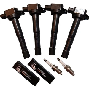 UF311 NEW 4 Ignition Coils & 4 Spark Plugs For Various Including Acuras & Hondas - Picture 1 of 10