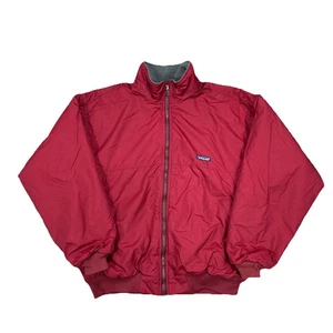 Vintage 1990s Patagonia Jacket Shelled Synchilla Large USA Made Red  Fleece - Picture 1 of 8
