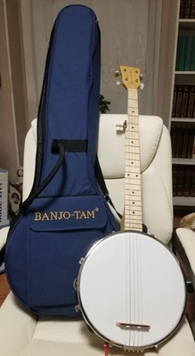BANJO-TAM; 5 String Banjo/Tambourine Combo; New; 2017,Never Played; Read History - Image 1 of 4