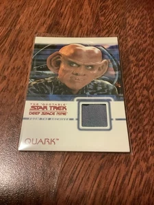 THE QUOTABLE STAR TREK DS9 COSTUME CARD C19 QUARK ONLY VARIANT BLUE #2 - Picture 1 of 1