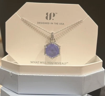 Bomb Party The Last Night Lavender Fluorite On Rhodium Plating NK71551 - Image 1 of 3