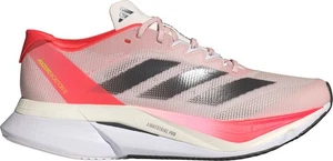 adidas Adizero Boston 12 Womens Running Shoes Pink Carbon Plated Racing Trainers - Picture 1 of 8