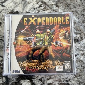 Expendable (Sega Dreamcast, 1999) Complete Tested CIB Infogrames