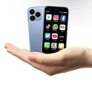 Mini téléphone XS15 3,0 pouces petit smartphone, 2G + 16G, Android 8,1 Super 1Sieera bleu - Photo 1 sur 5