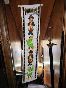 Pittsburgh Pirates Hanging Kids Growth Chart SGA - Picture 1 of 18