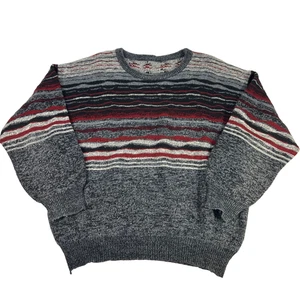 Vintage Knit (M) Sweater Wool Crewneck Pullover Men Vintage - Picture 1 of 4