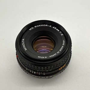 Minolta MD Rokkor 45mm F2 Pancake Prime MF Objektiv (B12:11) - Bild 1 von 8