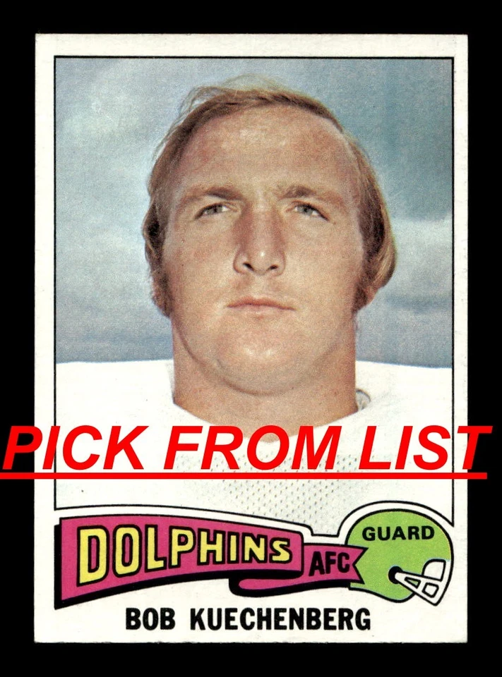 1975 Topps Football #1-264 EX/EX-MT Pick From List ALL PICTURED dd9 - Image 1 of 1