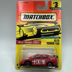 Alfa Romeo 155 Rojo 1997 Matchbox Nuevo Precintado - Imagen 1 de 3