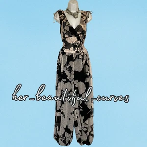 MONSOON FLORAL PRINT OCCASION PARTY JUMPSUIT SIZE 12 - Picture 1 of 6
