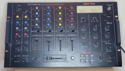 Vintage Optimus SSM-1750 Stereo Sound Mixer Sound Effect Echo DJ Mixing Console - Image 1 of 4