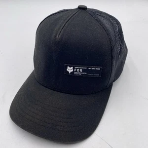 Fox Racing Hat Motocross Hat Black SnapBack Trucker Mesh Cleaned LNC - Picture 1 of 11