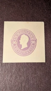 U.S. Stamps, Cut Square #U243 full corner very fine mint lightly hinged - Picture 1 of 2