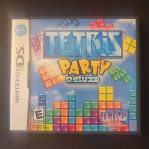 Tetris Party Deluxe Nintendo DS 2010 CIB Completo con Manual - Imagen 1 de 5