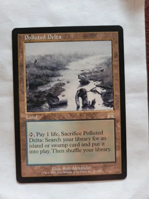 Polluted Delta Onslaught Magic: The Gathering Light Play English Edition - Image 1 of 4