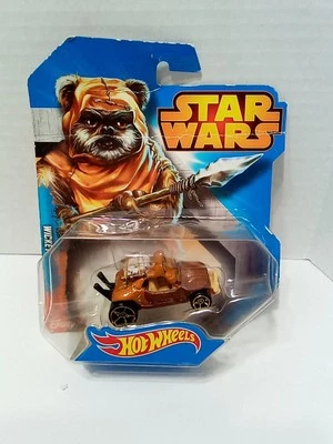 Star Wars Hot Wheels Diecast Wicket Character Car 2014 Foto 1 de 3