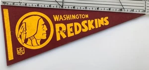 Vintage Miniature 12" Pennant Washington Redskins Old Logo Commanders Mini - Picture 1 of 3