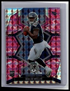 2022 Panini Mosaic #302 Malik Willis Mosaic Camo Pink #745 - Picture 1 of 2