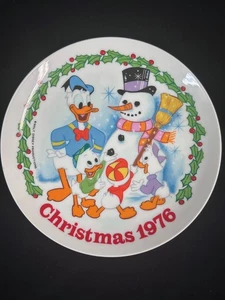 Christmas Walt Disney Donald Nephews Collector Plate 1976 - Picture 1 of 2