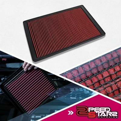 FILTRO DE AIRE ROJO DURADERO DROP-IN PARA BMW SERIE 7 2002-2018 ROLLS-ROYCE PHANTOM Foto 1 de 4