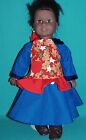 Gingerbread Men with Red Ties Christmas Apron for American Girl Doll AGAP12